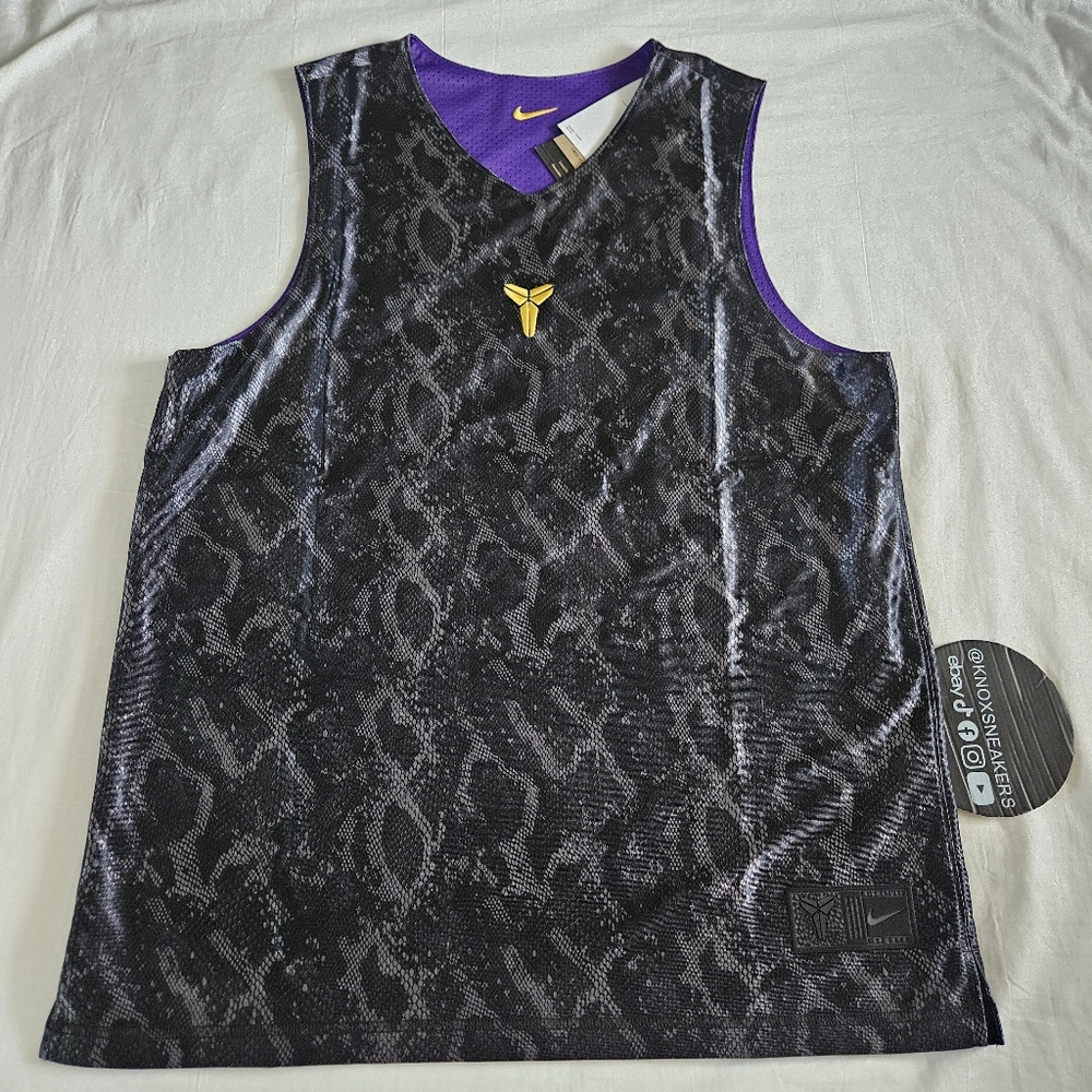 Nike Kobe Bryant Dri-Fit Reversible Jersey Basketball FZ0934-010 Mens Size XL